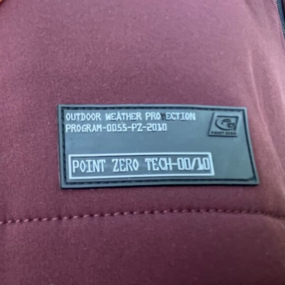 Point Zero mid-season hooded jacket for men. Plum color. Size L. - Picture 3 of 12